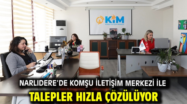 Narlıdere'de Komşu İletişim Merkezi İle Talepler Hızla Çözülüyor