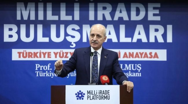 TBMM Başkanı Numan Kurtulmuş'tan yeni anayasa açıklaması