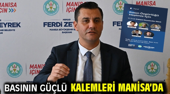 Basının Güçlü Kalemleri Manisa'da