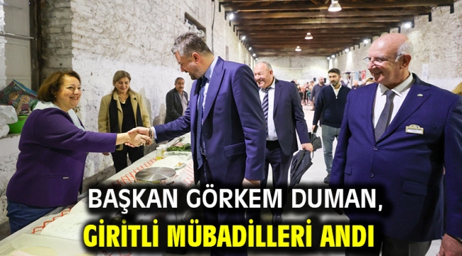 Başkan Görkem Duman, Giritli mübadilleri andı