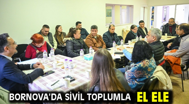 Bornova'da sivil toplumla el ele