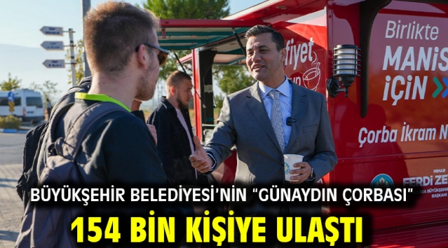 Büyükşehir Belediyesi'nin "Günaydın Çorbası" 154 Bin Kişiye Ulaştı 