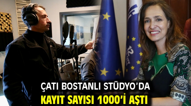 Çatı Bostanlı Stüdyo'da kayıt sayısı 1000'i aştı