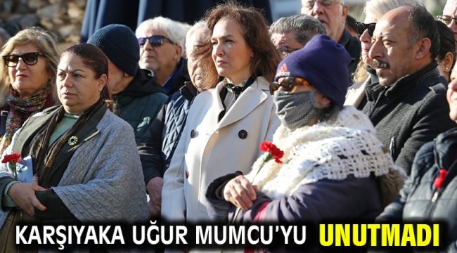 Karşıyaka Uğur Mumcu'yu unutmadı