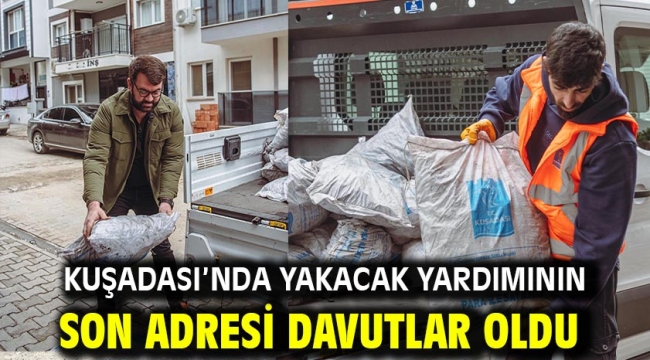 Kuşadası'nda Yakacak Yardımının Son Adresi Davutlar Oldu