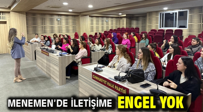 Menemen'de iletişime engel yok