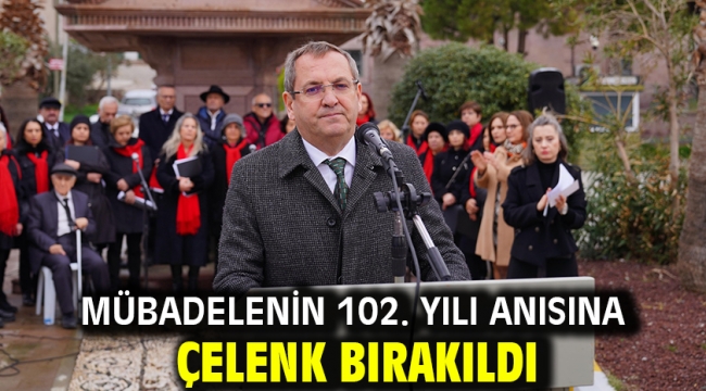 Mübadelenin 102. Yılı Anısına Çelenk Bırakıldı