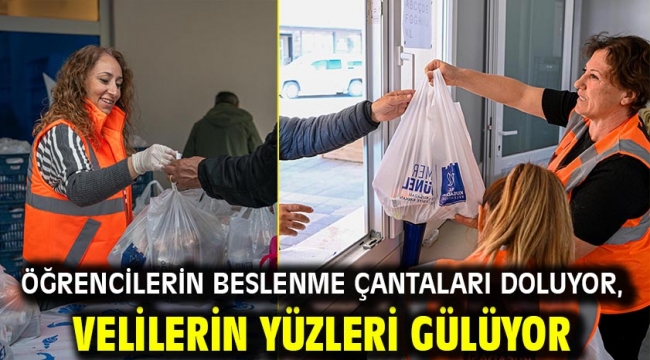 Öğrencilerin Beslenme Çantaları Doluyor, Velilerin Yüzleri Gülüyor