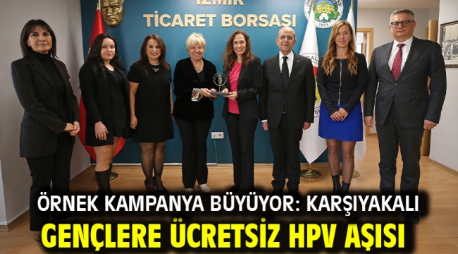 Örnek kampanya büyüyor: Karşıyakalı gençlere ücretsiz HPV aşısı