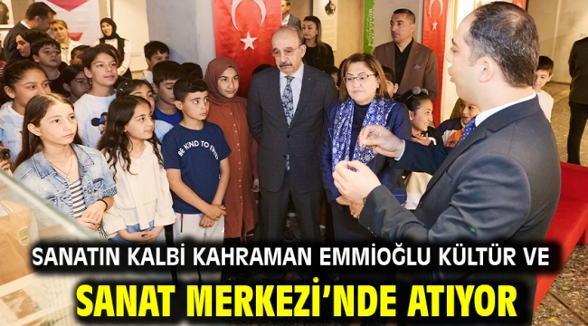 Sanatın Kalbi Kahraman Emmioğlu Kültür Ve Sanat Merkezi'nde Atıyor