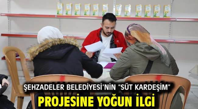 Şehzadeler Belediyesi'nin "Süt Kardeşim" Projesine Yoğun İlgi