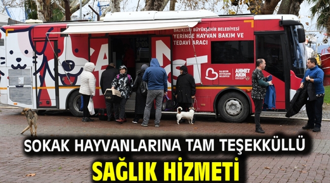 Sokak hayvanlarına tam teşekküllü sağlık hizmeti