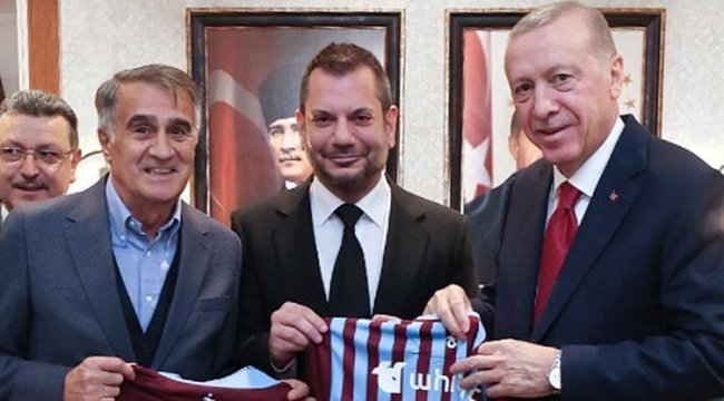 Trabzonspor'dan Erdoğan'a teşekkür