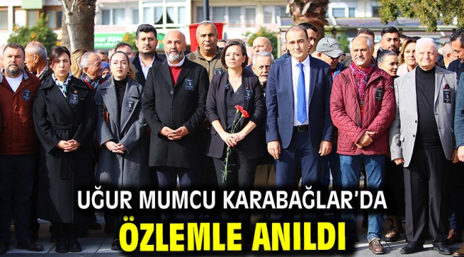 Uğur Mumcu Karabağlar'da özlemle anıldı