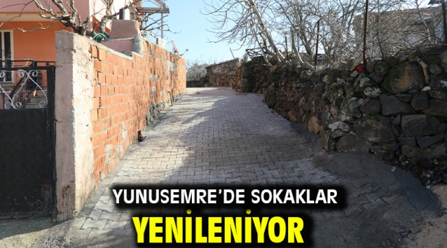 Yunusemre'de Sokaklar Yenileniyor