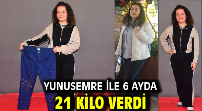 Yunusemre İle 6 Ayda 21 Kilo Verdi