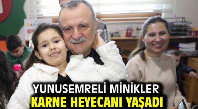 Yunusemreli Minikler Karne Heyecanı Yaşadı