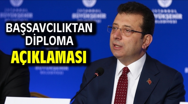  Başsavcılıktan diploma açıklaması