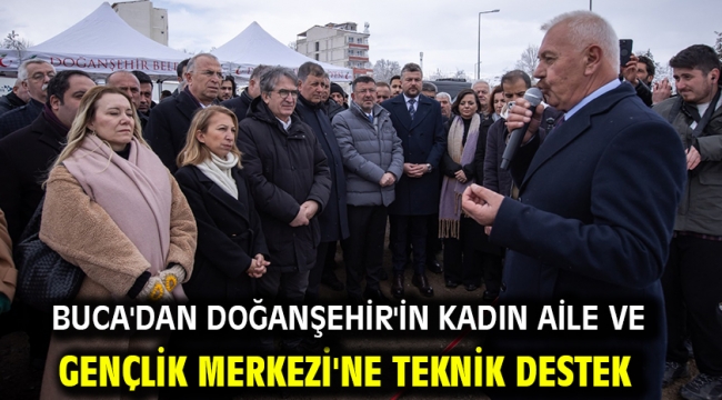  BUCA'DAN DOĞANŞEHİR'İN KADIN AİLE VE GENÇLİK MERKEZİ'NE TEKNİK DESTEK