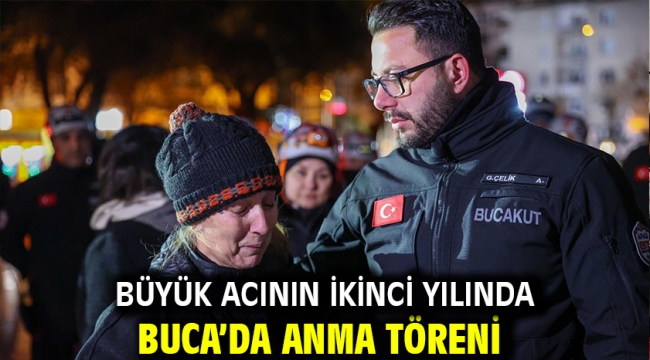 Büyük acının ikinci yılında Buca'da anma töreni