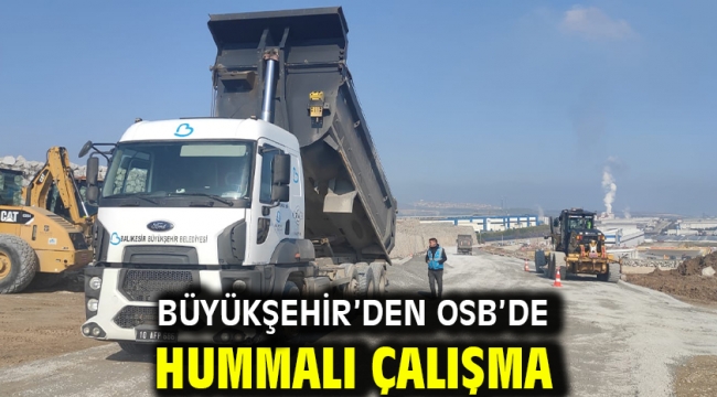 Büyükşehir'den OSB'de hummalı çalışma