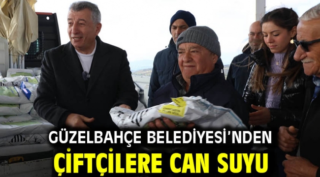 Güzelbahçe Belediyesi'nden Çiftçilere Can Suyu