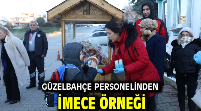 Güzelbahçe Personelinden İMECE Örneği