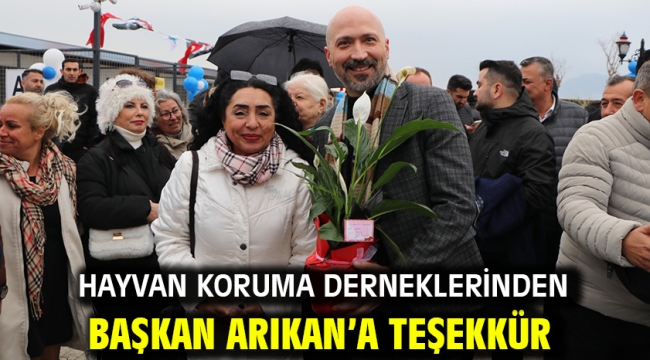 Hayvan Koruma Derneklerinden Başkan Arıkan'a Teşekkür