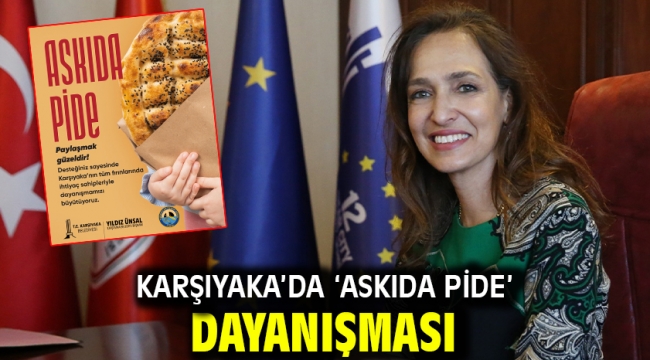 Karşıyaka'da 'Askıda Pide' dayanışması