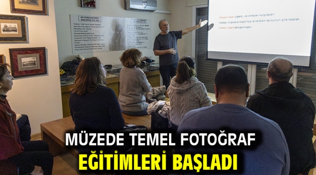  Müzede temel fotoğraf eğitimleri başladı