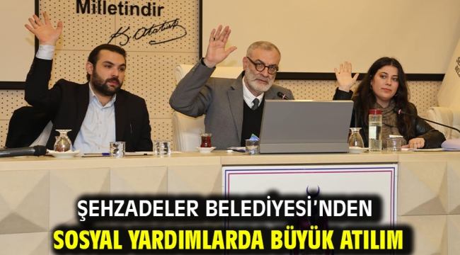 Şehzadeler Belediyesi'nden Sosyal Yardımlarda Büyük Atılım