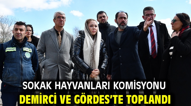 Sokak Hayvanları Komisyonu Demirci ve Gördes'te Toplandı