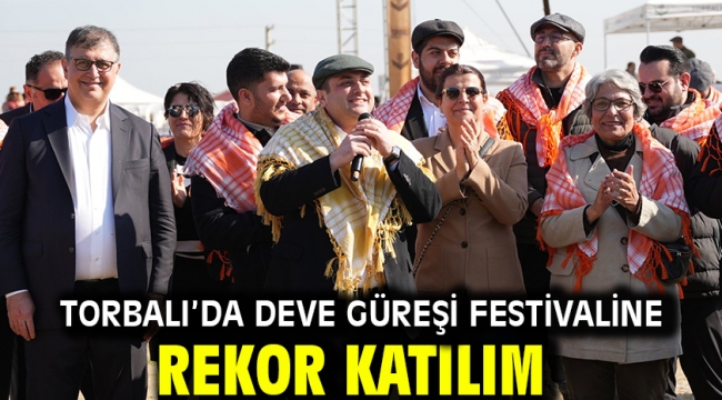 Torbalı'da deve güreşi festivaline rekor katılım