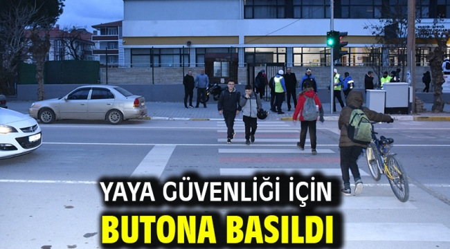 Yaya güvenliği için butona basıldı