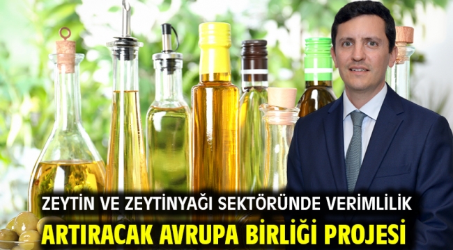  Zeytin ve zeytinyağı sektöründe verimlilik artıracak Avrupa Birliği Projesi