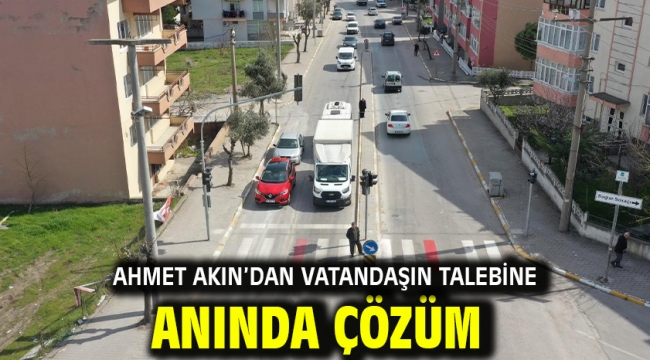 Ahmet Akın'dan vatandaşın talebine anında çözüm