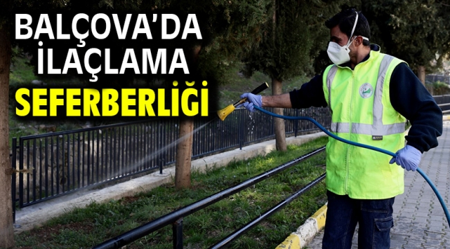 Balçova'da ilaçlama seferberliği