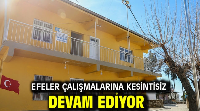 Efeler Çalışmalarına Kesintisiz Devam Ediyor