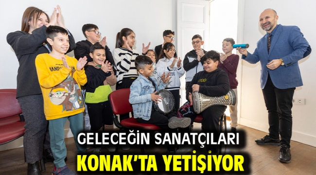 Geleceğin sanatçıları Konak'ta yetişiyor