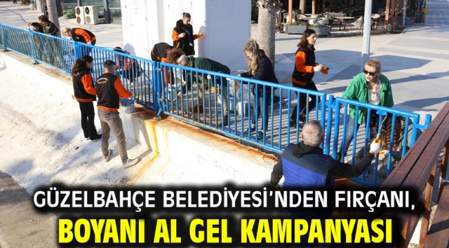 Güzelbahçe Belediyesi'nden Fırçanı, Boyanı Al Gel Kampanyası