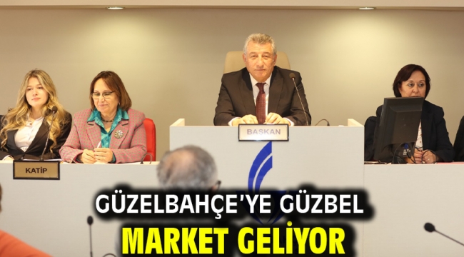 Güzelbahçe'ye GÜZBEL Market Geliyor