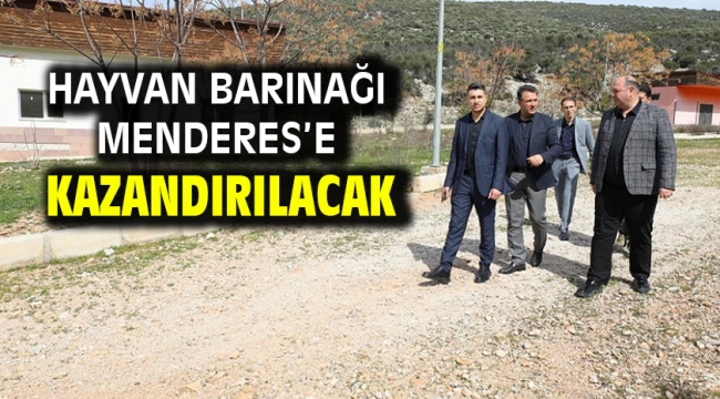 Hayvan Barınağı Menderes'e Kazandırılacak