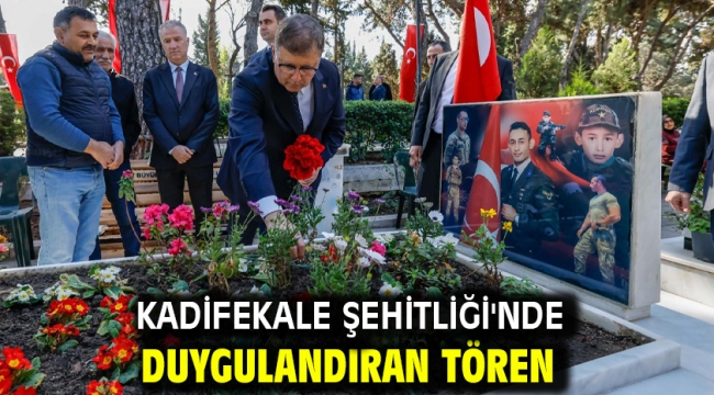 Kadifekale Şehitliği'nde duygulandıran tören