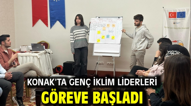 Konak'ta Genç İklim Liderleri Göreve Başladı