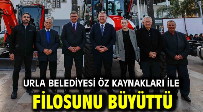 Urla Belediyesi öz kaynakları ile filosunu büyüttü