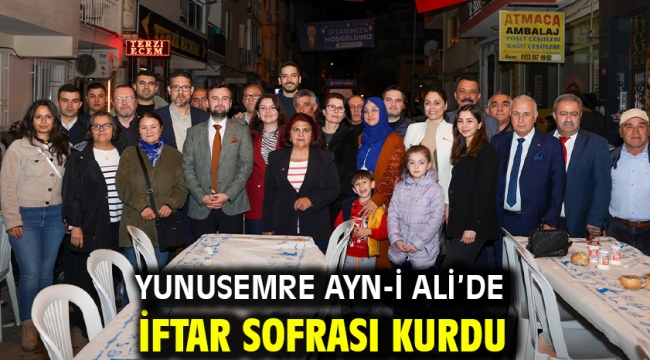 Yunusemre Ayn-İ Ali'de İftar Sofrası Kurdu